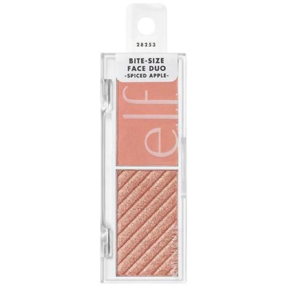🌻3/$20 🆕 ELF COSMETICS Bite-Size Face Duo Blush & Highlighter in Spice Apple